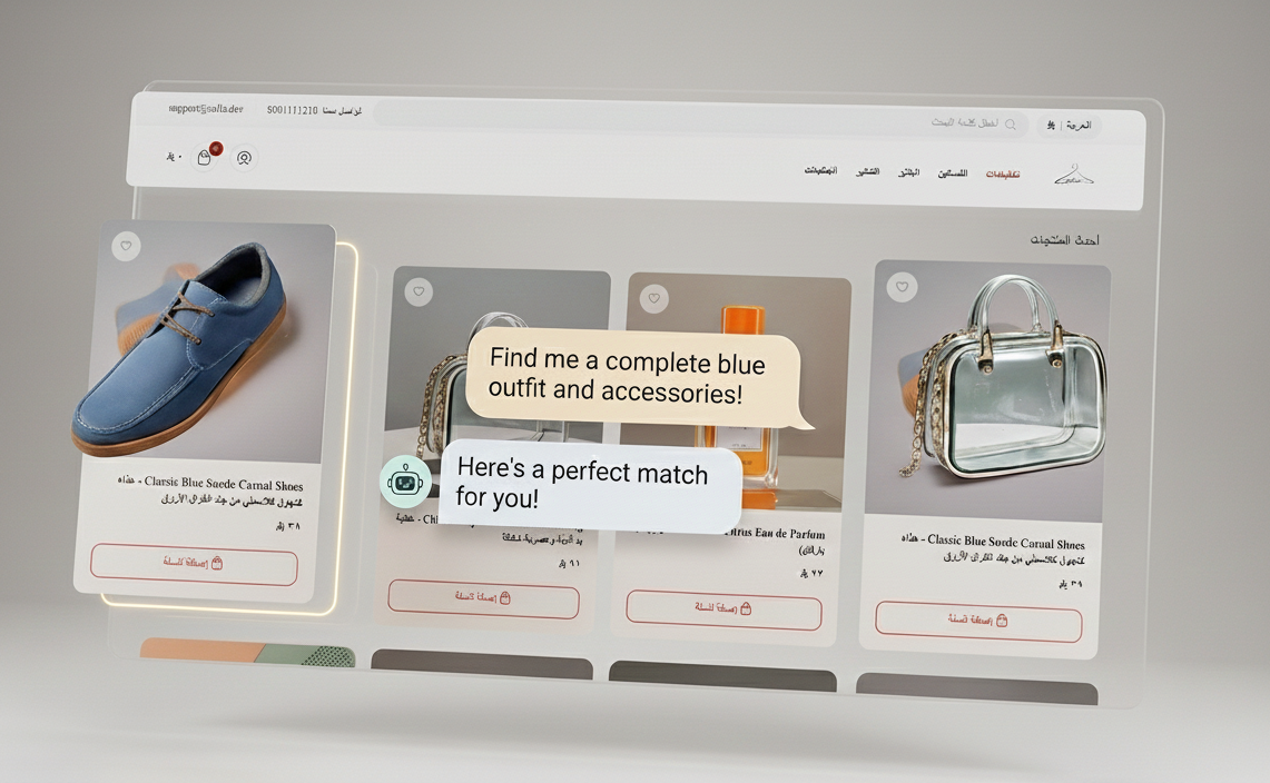 Intelligent E-Commerce Assistant Leverages MCP To Connect Salla APIs For Real-Time Store Management And Conversational Shopping.